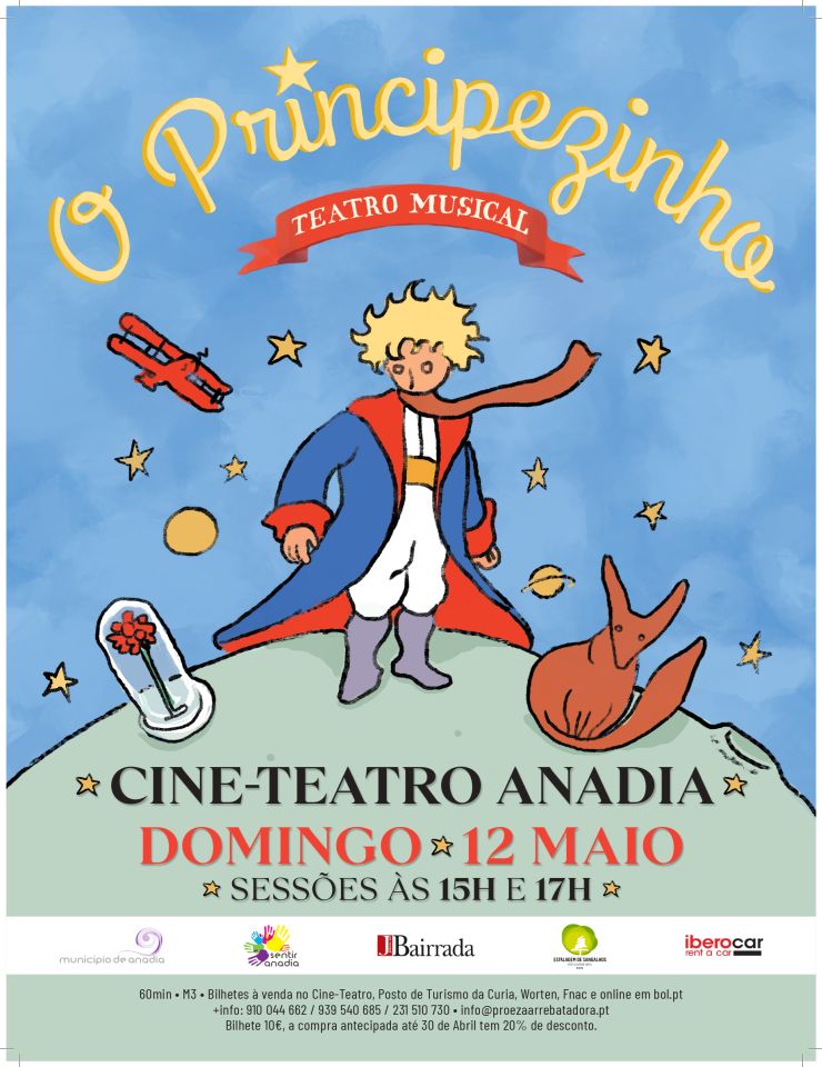 cartaz O Principezinho Anadia