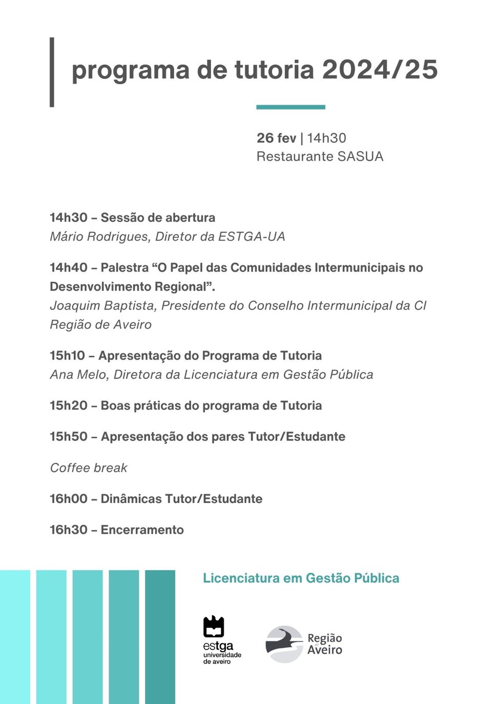 Cartaz Tutoria GP 2025