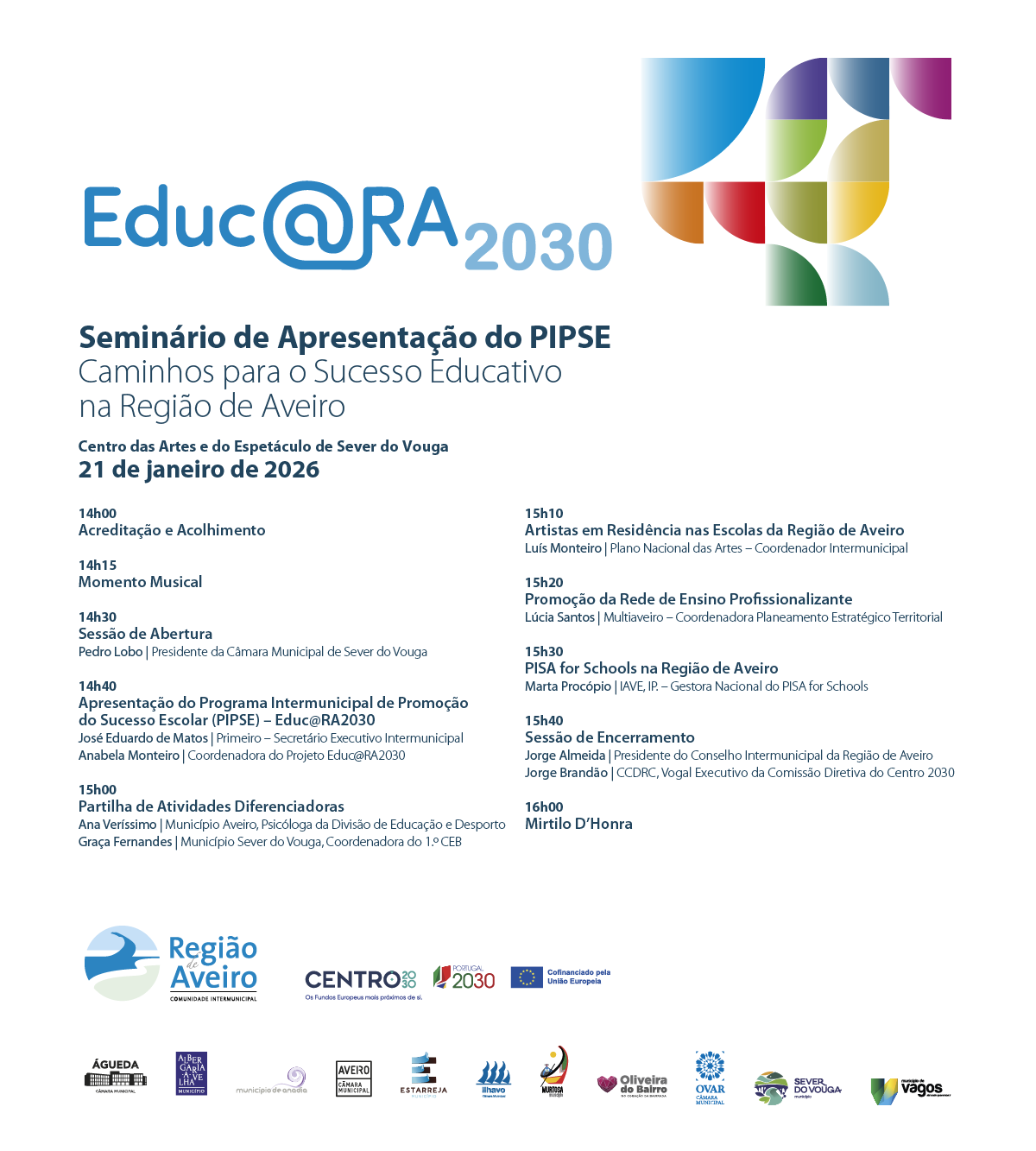Programa Semin&aacute;rio Educ@RA2030